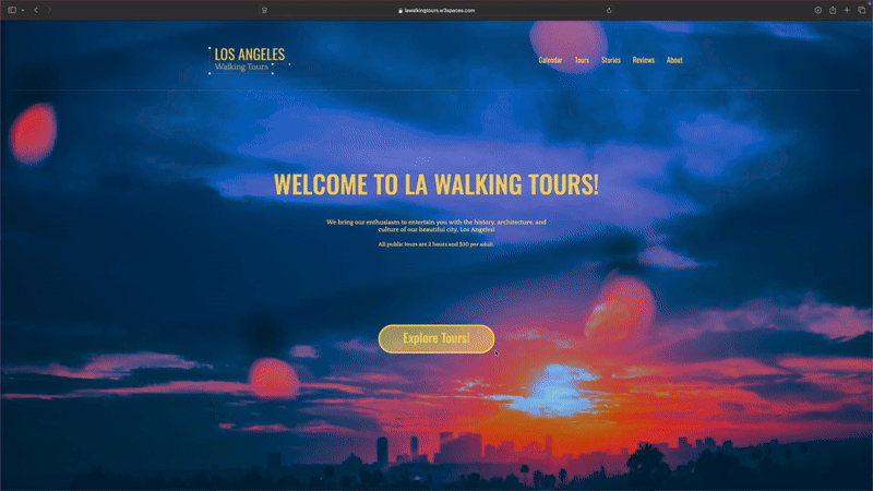 Redesigned Website GIF